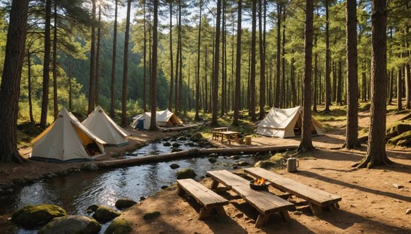Vivez l'aventure unique du camping avec tente lodge en dordogne