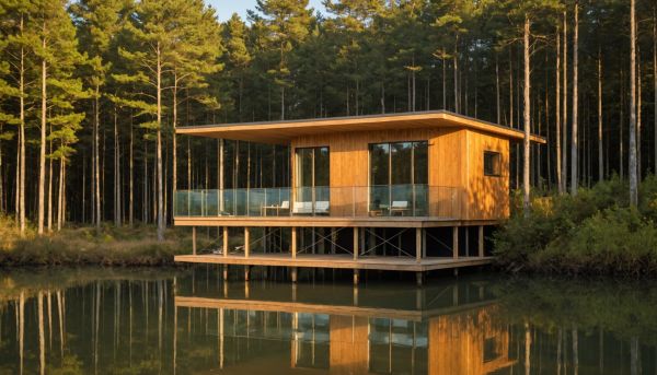 Séjournez dans une cabane sur pilotis unique dans les Landes